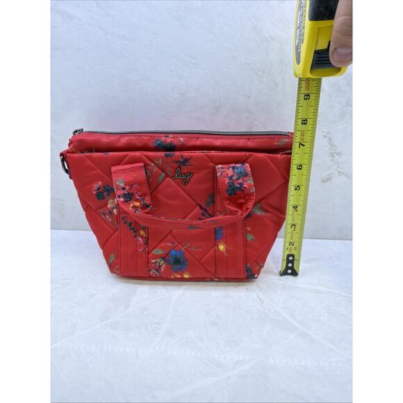 Lug Dory Mini Bouquet Red With Crossbody Strap NWOT - Picture 13 of 14